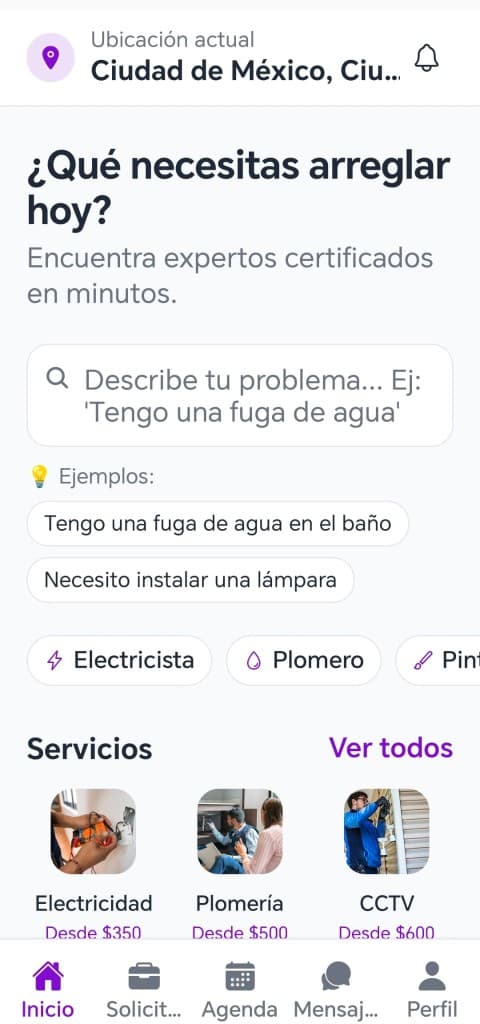 App TulBox: inicio, búsqueda y categorías
