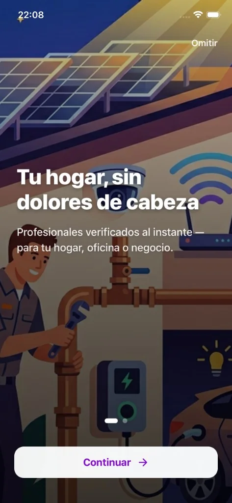 Pantalla principal con diagnostico de IA y categorias
