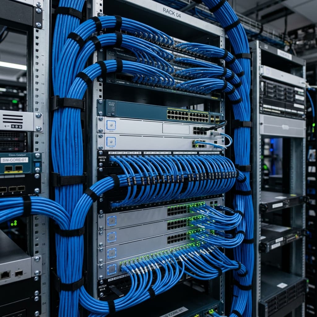 Cableado Estructurado Cat 6/6A — servicio de Redes y WiFi 6